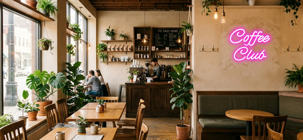 Neonskiltet ditt – COFFEE CLUB