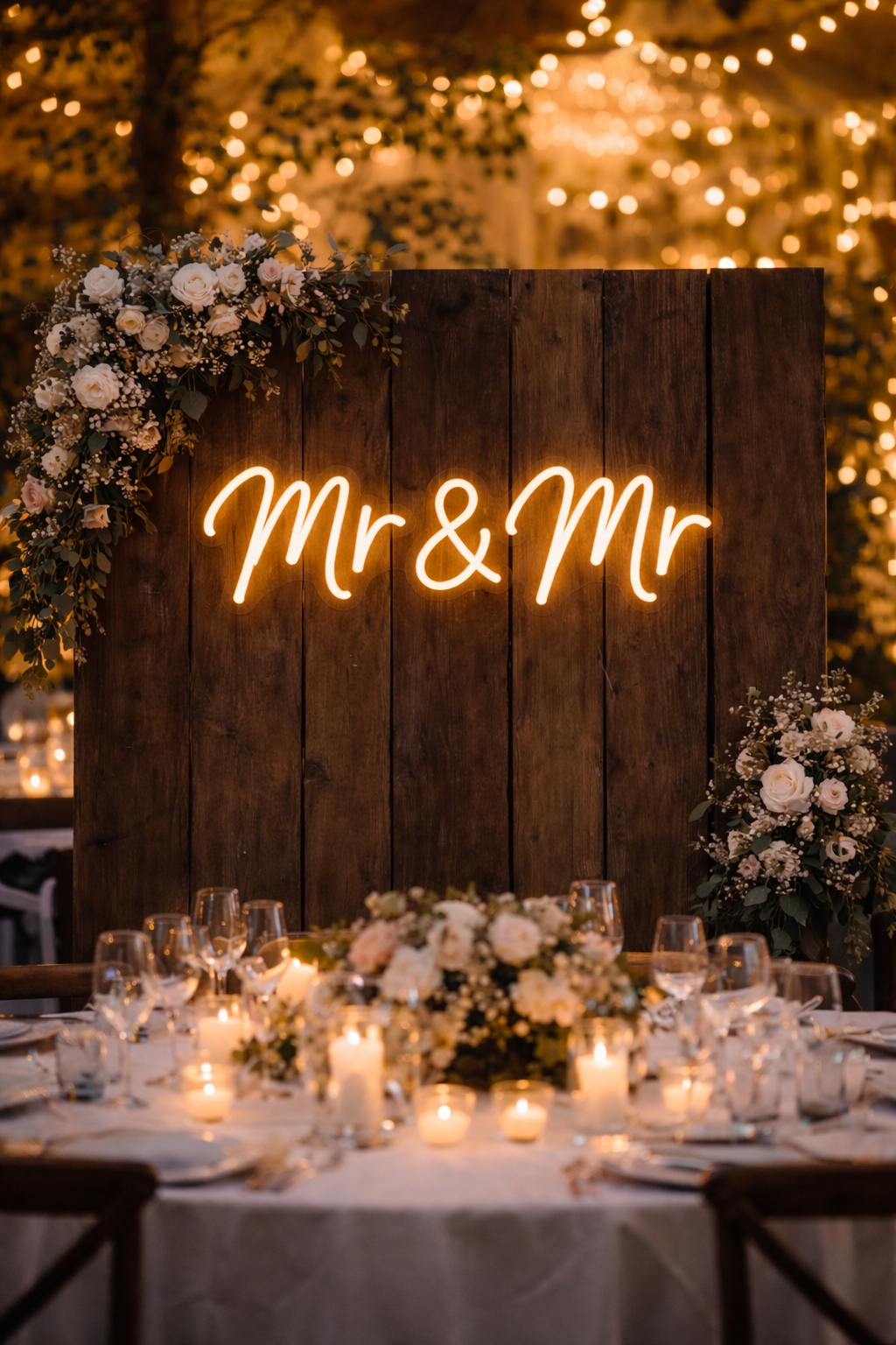 Neonskiltet ditt – «Mr & Mr»