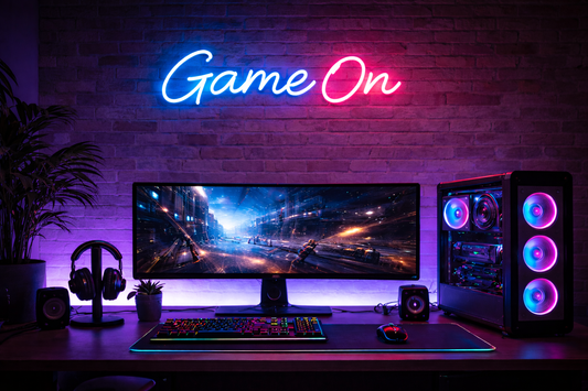 Neonskiltet ditt – Game On