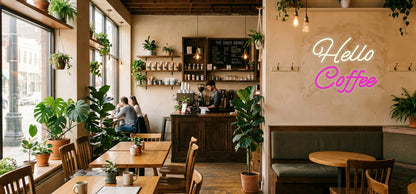 Neonskiltet ditt – HELLO COFFEE