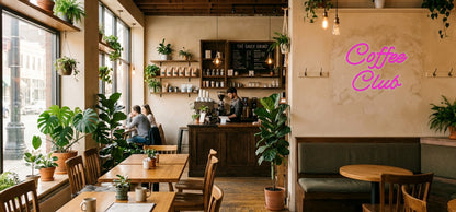 Neonskiltet ditt – COFFEE CLUB