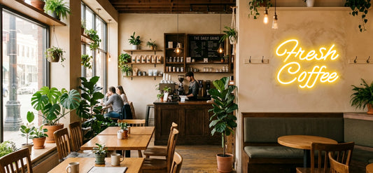 Neonskiltet ditt – FRESH COFFEE