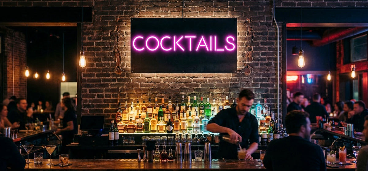 Ditt neonskilt – COCKTAILS
