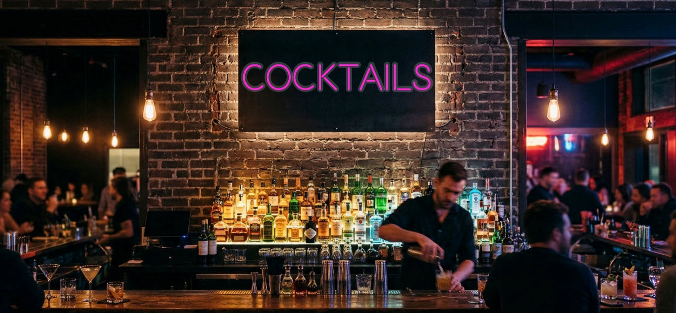 Ditt neonskilt – COCKTAILS