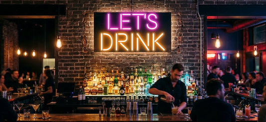 Neonskiltet ditt – LET'S DRINK