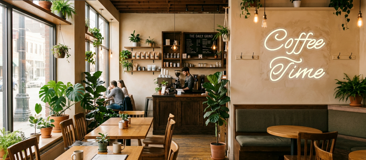 Neonskiltet ditt – COFFEE TIME