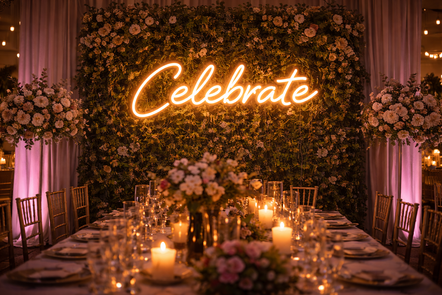 Neonskiltet ditt – Celebrate