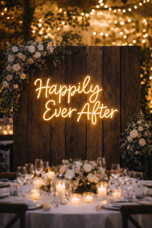 Neonskiltet ditt – «Happily Ever After»