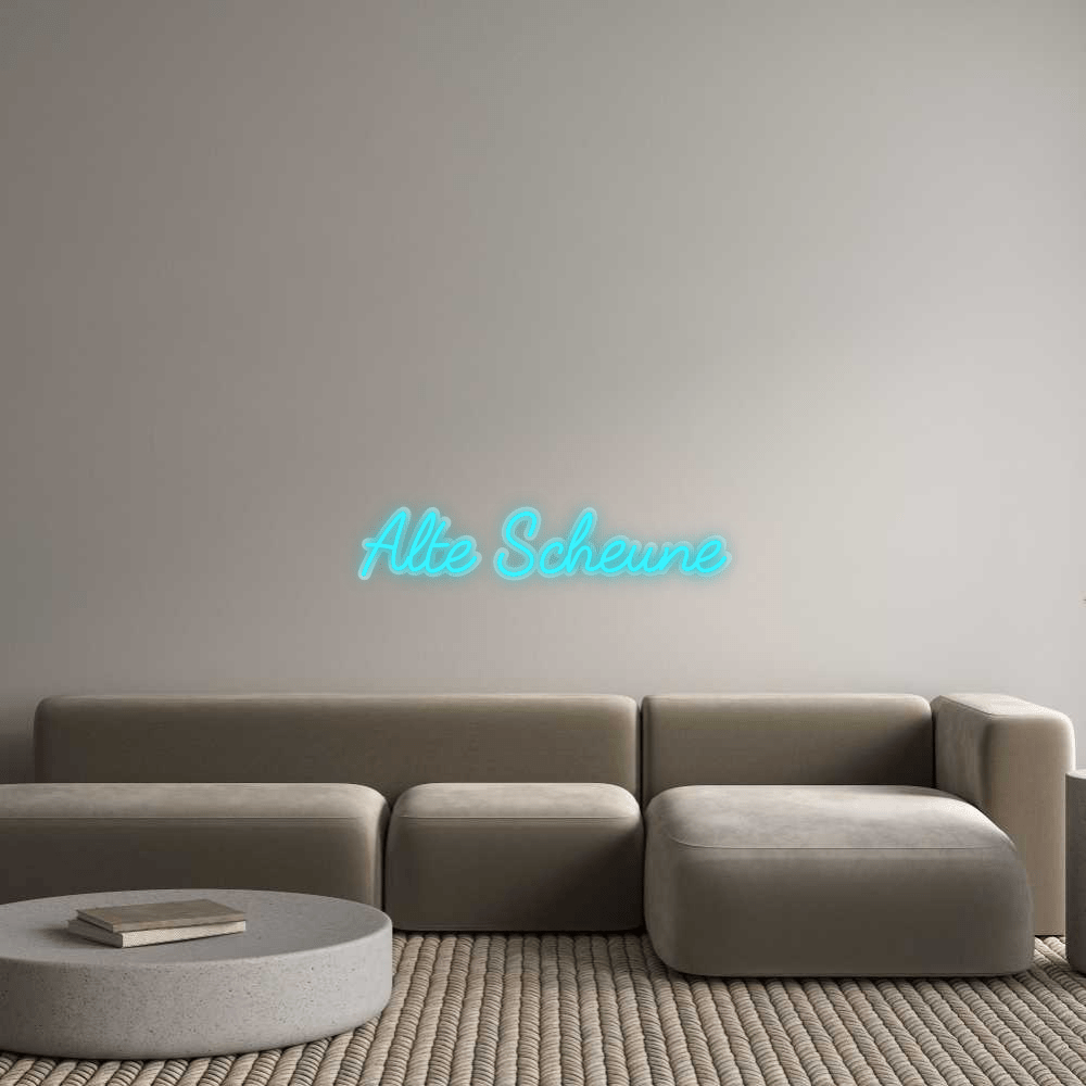 Personalisierbares Neon - LED - Schild in Pink, ideal als Wanddekoration für Wohnzimmer oder Geschäftsräume