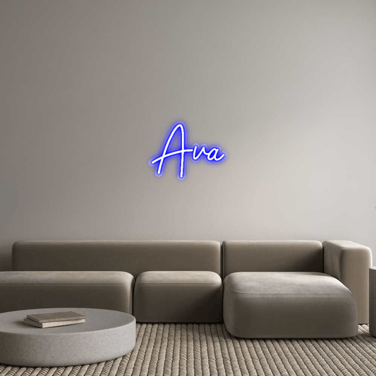 Personalisierbares Neon - LED - Schild in Pink, ideal als Wanddekoration für Wohnzimmer oder Geschäftsräume