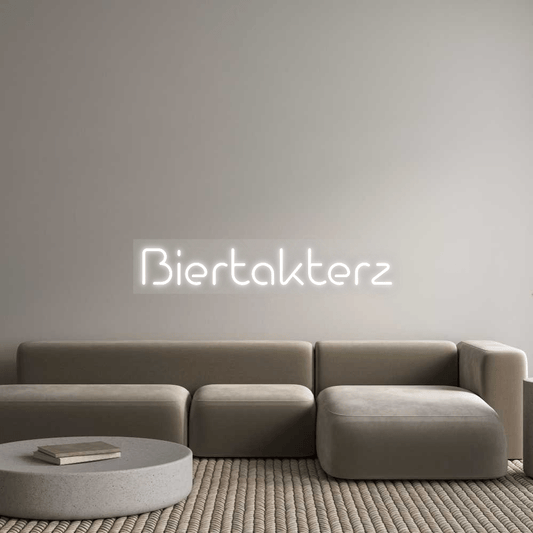 Personalisierbares Neon - LED - Schild in Pink, ideal als Wanddekoration für Wohnzimmer oder Geschäftsräume