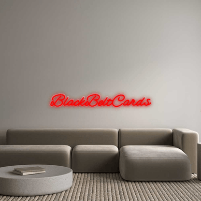 Personalisierbares Neon - LED - Schild in Pink, ideal als Wanddekoration für Wohnzimmer oder Geschäftsräume