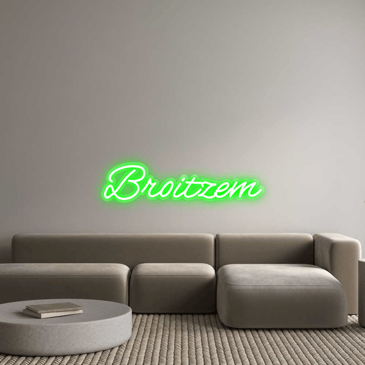 Personalisierbares Neon - LED - Schild in Pink, ideal als Wanddekoration für Wohnzimmer oder Geschäftsräume