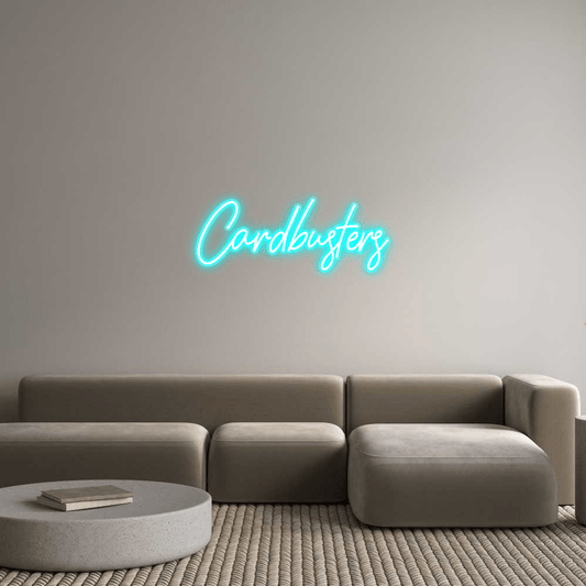 Personalisierbares Neon - LED - Schild in Pink, ideal als Wanddekoration für Wohnzimmer oder Geschäftsräume