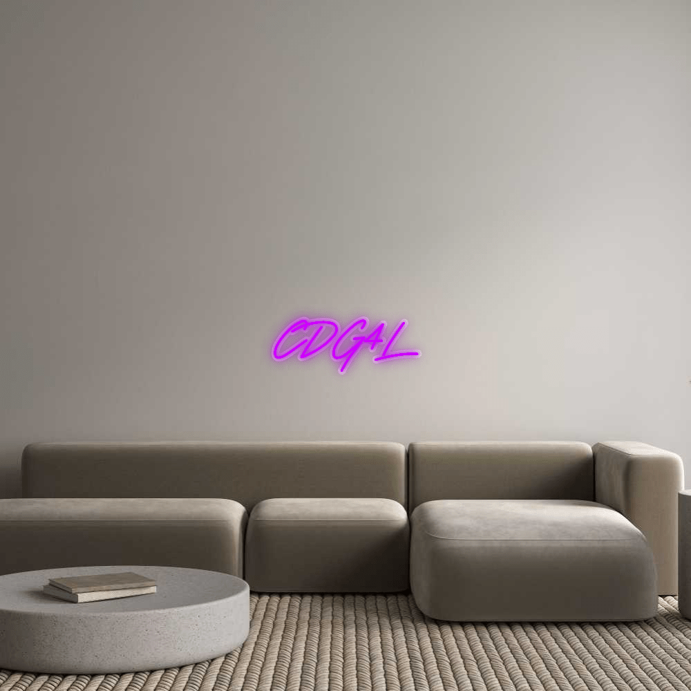 Personalisierbares Neon - LED - Schild in Pink, ideal als Wanddekoration für Wohnzimmer oder Geschäftsräume