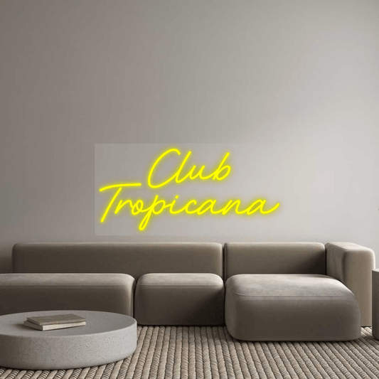 Personalisierbares Neon - LED - Schild in Pink, ideal als Wanddekoration für Wohnzimmer oder Geschäftsräume