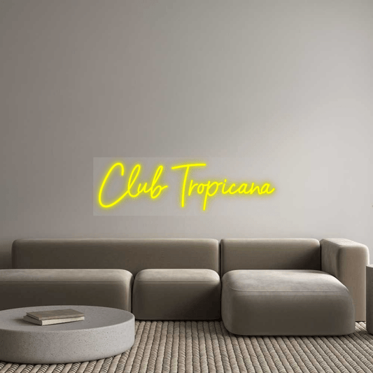 Personalisierbares Neon - LED - Schild in Pink, ideal als Wanddekoration für Wohnzimmer oder Geschäftsräume