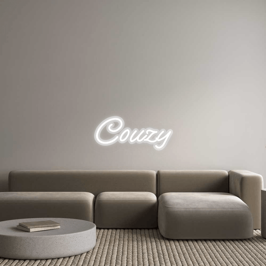 Personalisierbares Neon - LED - Schild in Pink, ideal als Wanddekoration für Wohnzimmer oder Geschäftsräume