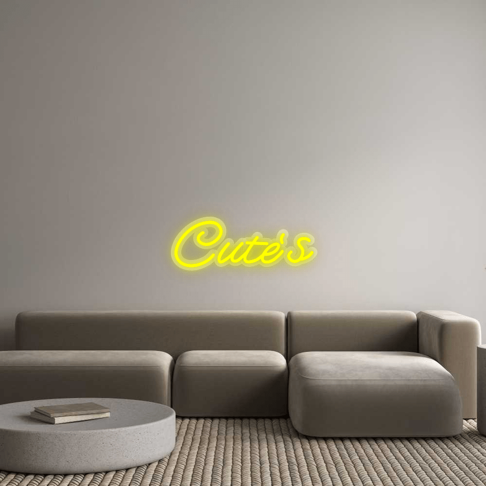 Personalisierbares Neon - LED - Schild in Pink, ideal als Wanddekoration für Wohnzimmer oder Geschäftsräume