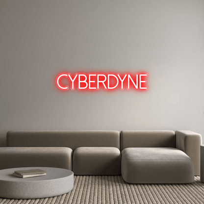 Personalisierbares Neon - LED - Schild in Pink, ideal als Wanddekoration für Wohnzimmer oder Geschäftsräume