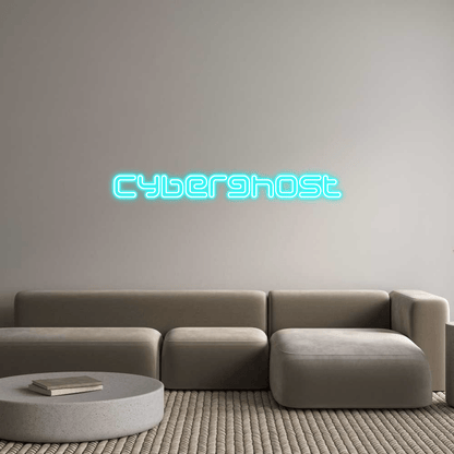 Personalisierbares Neon - LED - Schild in Pink, ideal als Wanddekoration für Wohnzimmer oder Geschäftsräume