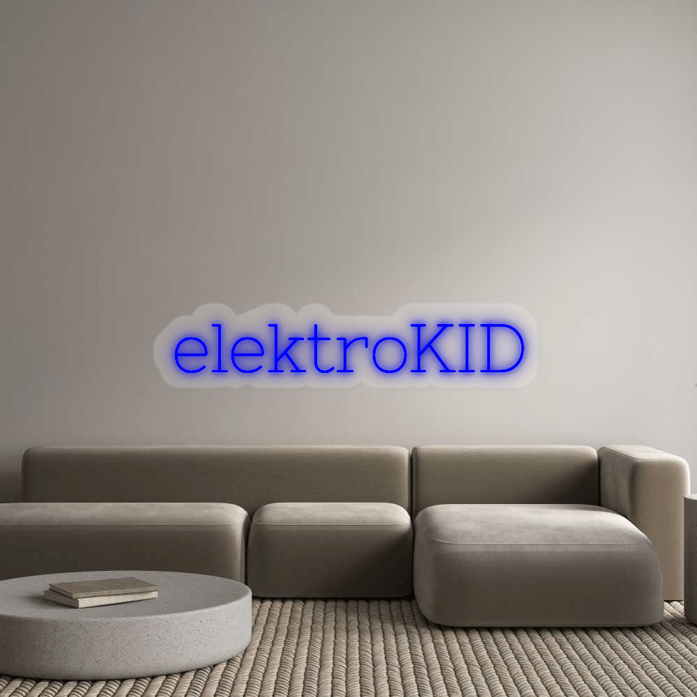 Personalisierbares Neon - LED - Schild in Pink, ideal als Wanddekoration für Wohnzimmer oder Geschäftsräume