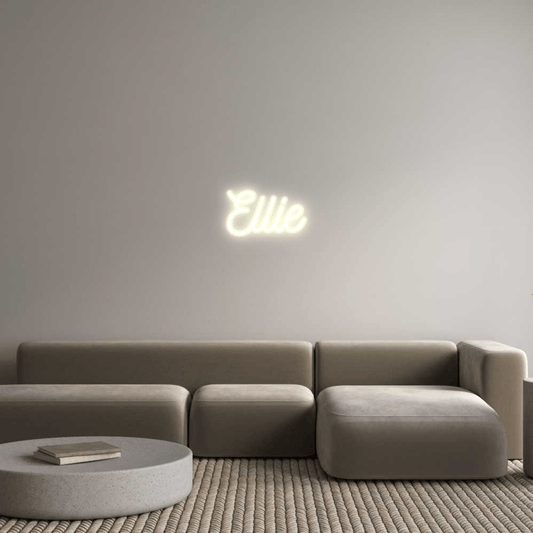 Personalisierbares Neon - LED - Schild in Pink, ideal als Wanddekoration für Wohnzimmer oder Geschäftsräume