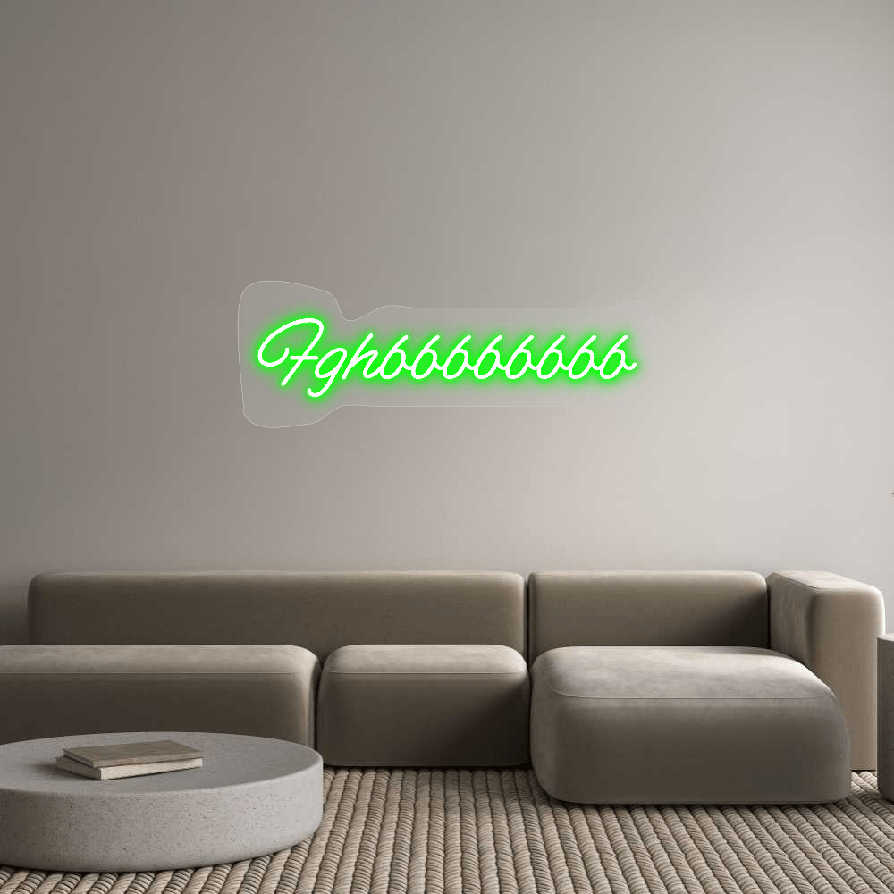 Personalisierbares Neon - LED - Schild in Pink, ideal als Wanddekoration für Wohnzimmer oder Geschäftsräume