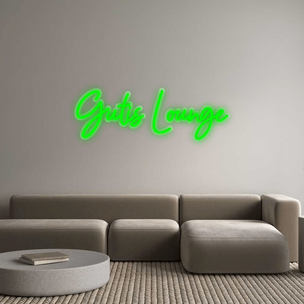 Personalisierbares Neon - LED - Schild in Pink, ideal als Wanddekoration für Wohnzimmer oder Geschäftsräume