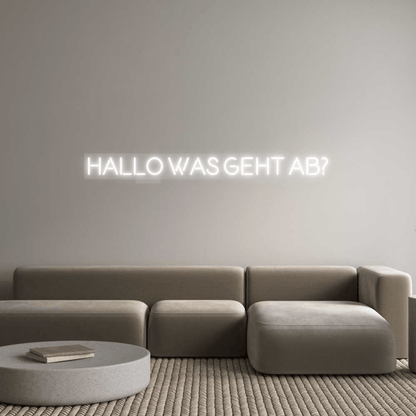 Personalisierbares Neon - LED - Schild in Pink, ideal als Wanddekoration für Wohnzimmer oder Geschäftsräume