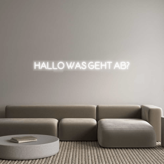Personalisierbares Neon - LED - Schild in Pink, ideal als Wanddekoration für Wohnzimmer oder Geschäftsräume