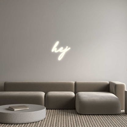 Personalisierbares Neon - LED - Schild in Pink, ideal als Wanddekoration für Wohnzimmer oder Geschäftsräume