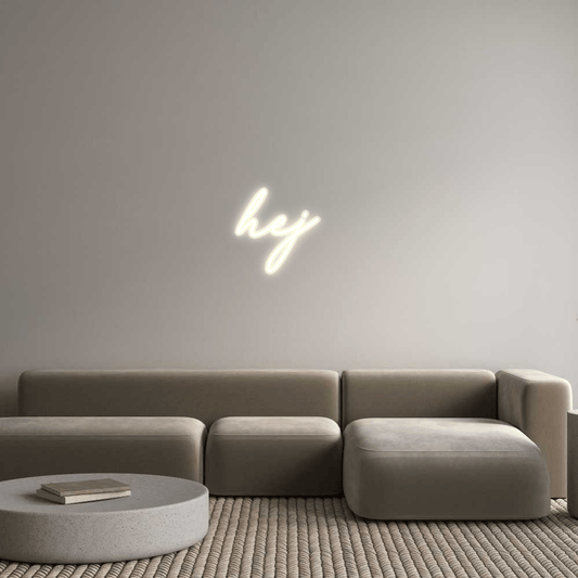 Personalisierbares Neon - LED - Schild in Pink, ideal als Wanddekoration für Wohnzimmer oder Geschäftsräume