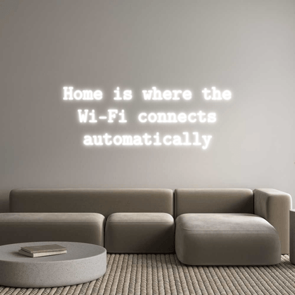 Personalisierbares Neon - LED - Schild in Pink, ideal als Wanddekoration für Wohnzimmer oder Geschäftsräume