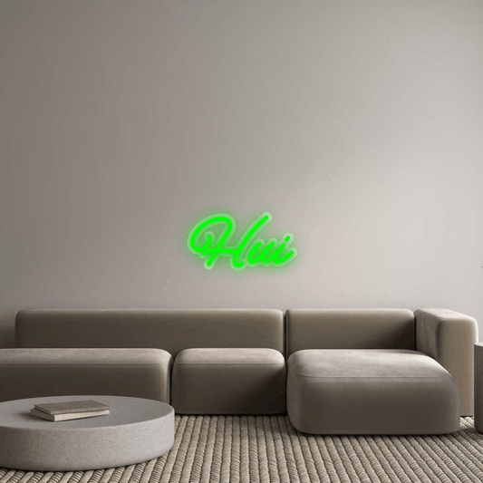 Personalisierbares Neon - LED - Schild in Pink, ideal als Wanddekoration für Wohnzimmer oder Geschäftsräume