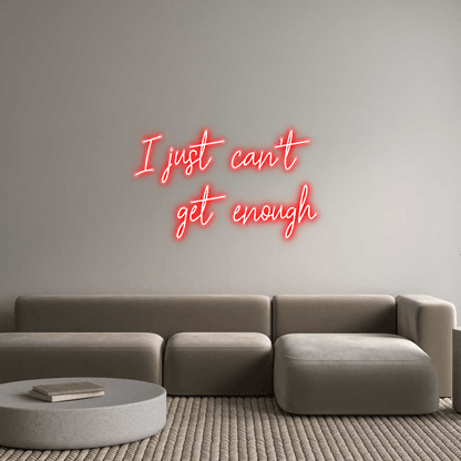 Personalisierbares Neon - LED - Schild in Pink, ideal als Wanddekoration für Wohnzimmer oder Geschäftsräume