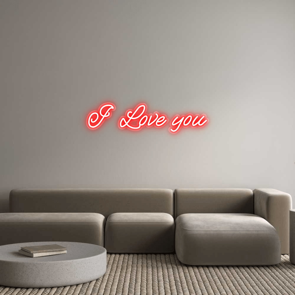 Personalisierbares Neon - LED - Schild in Pink, ideal als Wanddekoration für Wohnzimmer oder Geschäftsräume