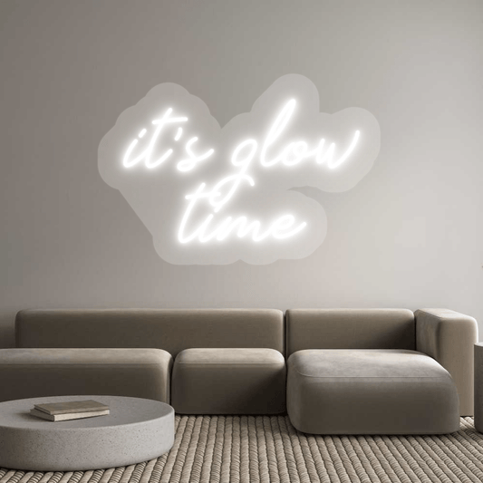 Personalisierbares Neon - LED - Schild in Pink, ideal als Wanddekoration für Wohnzimmer oder Geschäftsräume