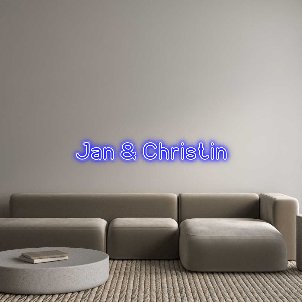 Personalisierbares Neon - LED - Schild in Pink, ideal als Wanddekoration für Wohnzimmer oder Geschäftsräume