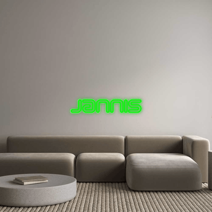 Personalisierbares Neon - LED - Schild in Pink, ideal als Wanddekoration für Wohnzimmer oder Geschäftsräume