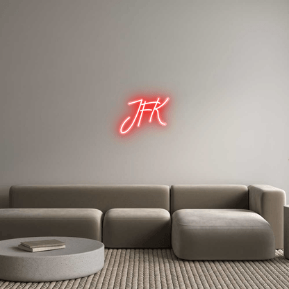 Personalisierbares Neon - LED - Schild in Pink, ideal als Wanddekoration für Wohnzimmer oder Geschäftsräume