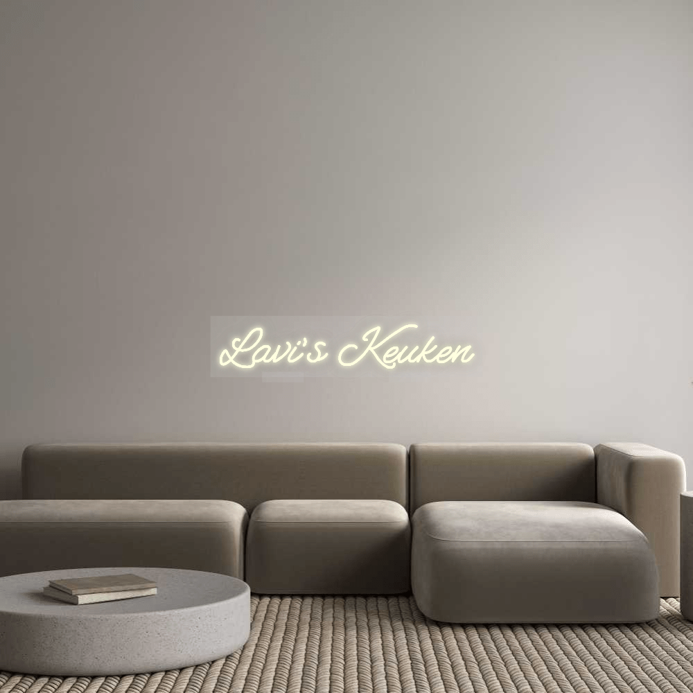 Personalisierbares Neon - LED - Schild in Pink, ideal als Wanddekoration für Wohnzimmer oder Geschäftsräume