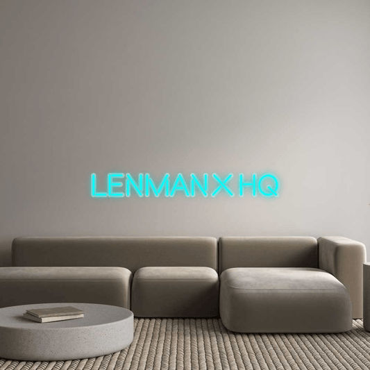 Personalisierbares Neon - LED - Schild in Pink, ideal als Wanddekoration für Wohnzimmer oder Geschäftsräume