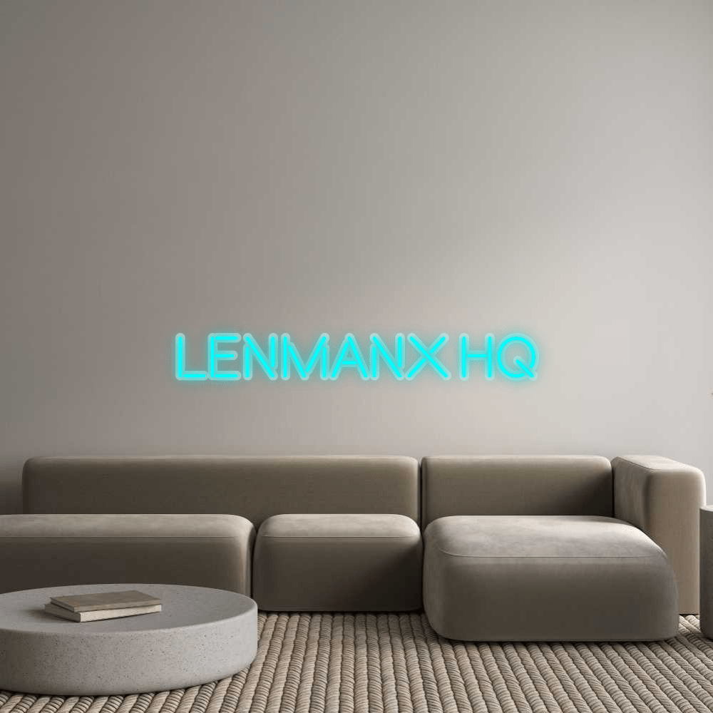 Personalisierbares Neon - LED - Schild in Pink, ideal als Wanddekoration für Wohnzimmer oder Geschäftsräume