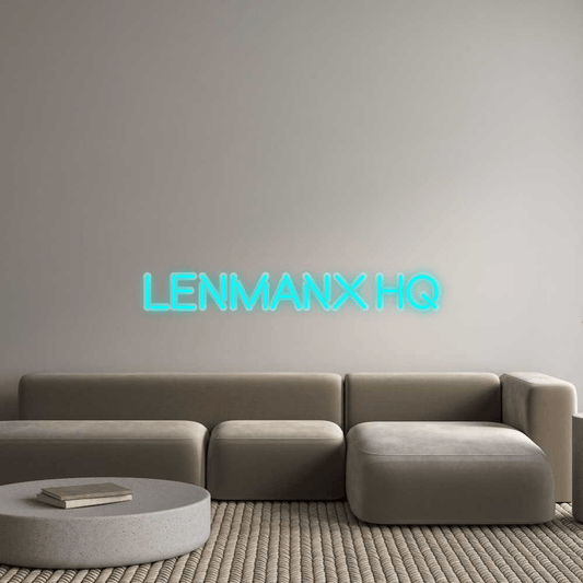 Personalisierbares Neon - LED - Schild in Pink, ideal als Wanddekoration für Wohnzimmer oder Geschäftsräume