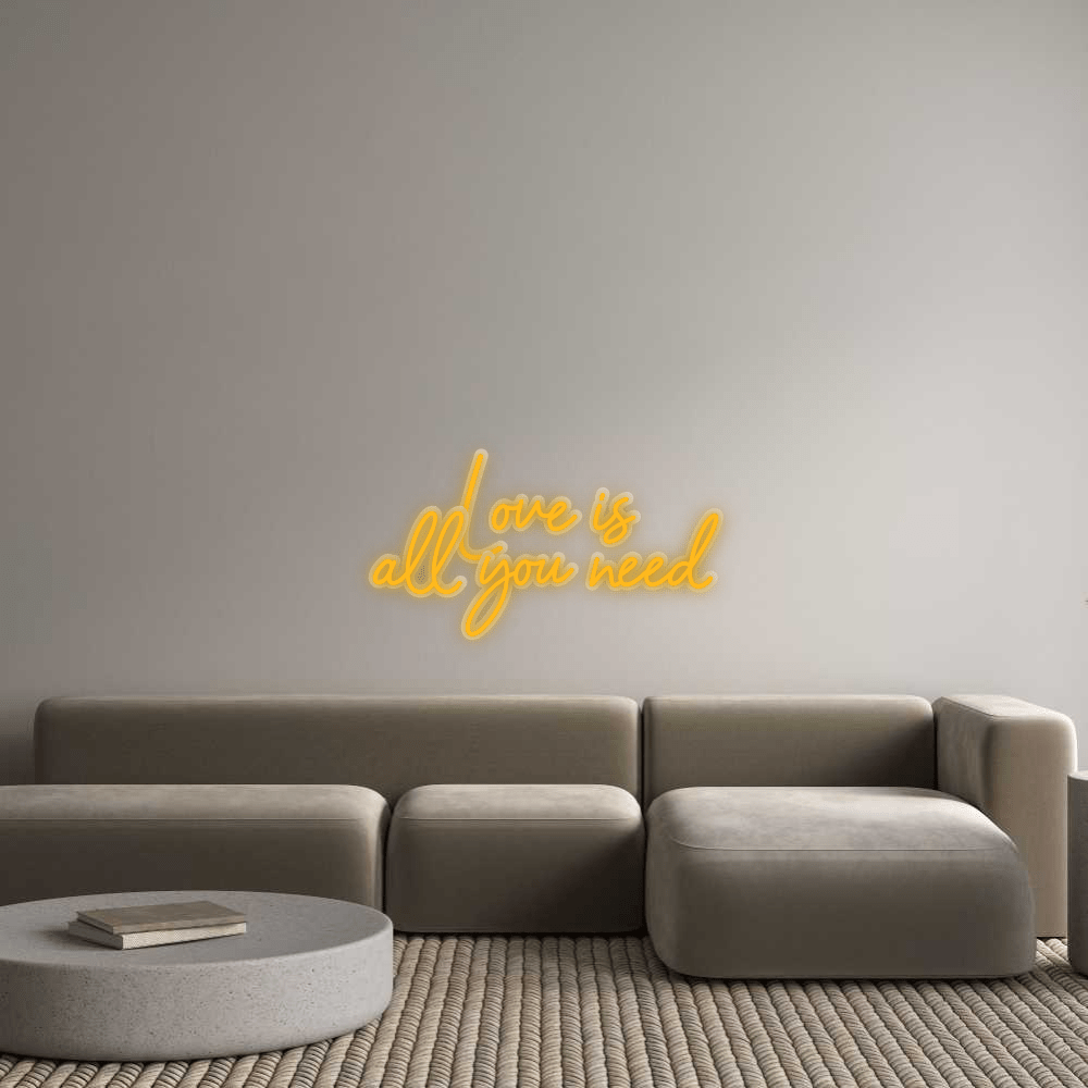 Personalisierbares Neon - LED - Schild in Pink, ideal als Wanddekoration für Wohnzimmer oder Geschäftsräume
