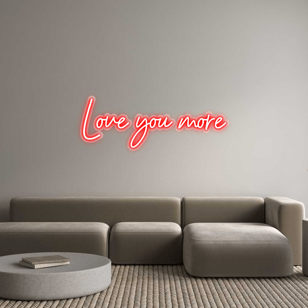 Personalisierbares Neon - LED - Schild in Pink, ideal als Wanddekoration für Wohnzimmer oder Geschäftsräume