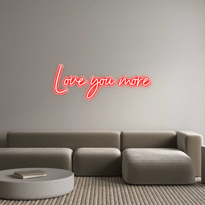Personalisierbares Neon - LED - Schild in Pink, ideal als Wanddekoration für Wohnzimmer oder Geschäftsräume