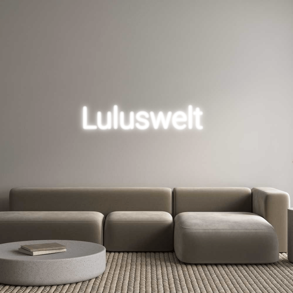 Personalisierbares Neon - LED - Schild in Pink, ideal als Wanddekoration für Wohnzimmer oder Geschäftsräume