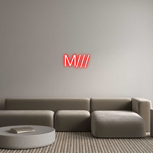 Personalisierbares Neon - LED - Schild in Pink, ideal als Wanddekoration für Wohnzimmer oder Geschäftsräume
